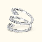 Spiral Diamond Ring