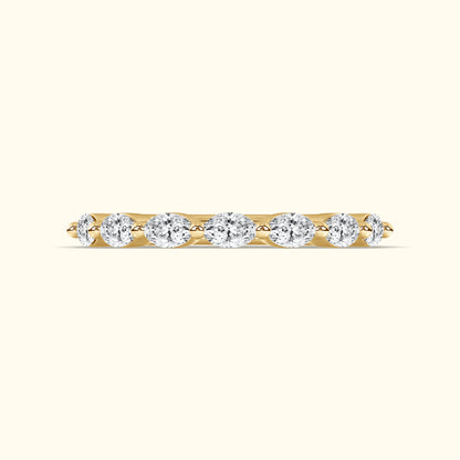 'Aubrey' Marquise Shaped .45ct Diamond Wedding Band