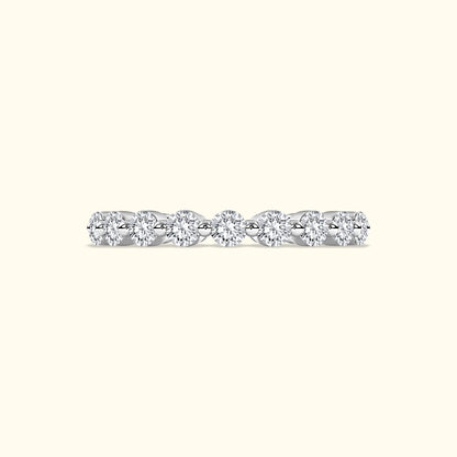 'Lindsey' Eternity Shared Prong Round 1.17ct  Diamond Wedding Band