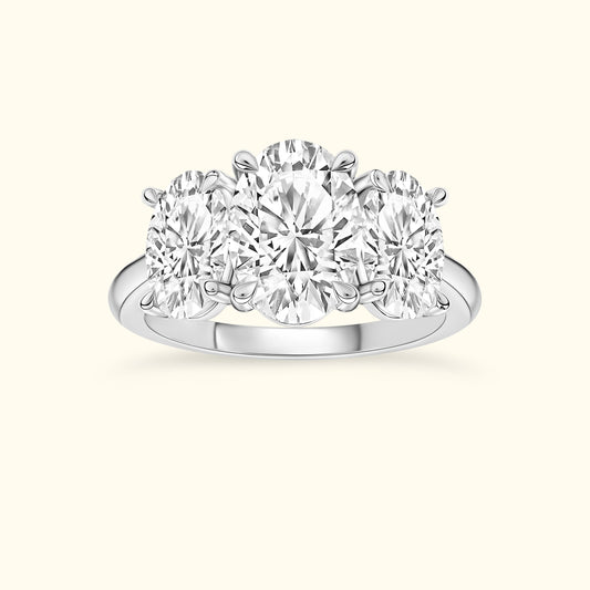 'Anne' Ring with 1.57ct Oval Diamond