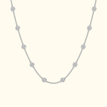 Diamonds By The Yard' Necklace in 14K White Gold (2 ct. tw.)