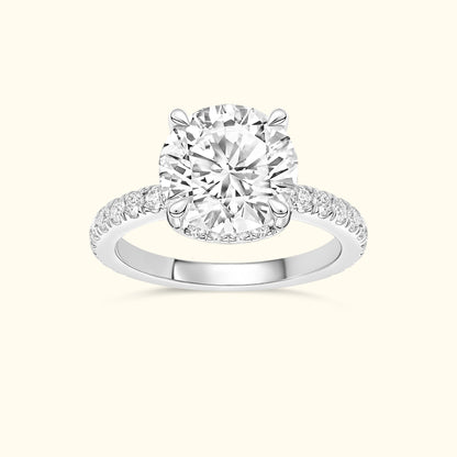 'Catherine' Ring with 2.73ct Round  Diamond