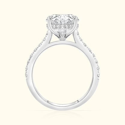 'Elizabeth' Ring with 5.04ct Oval Diamond