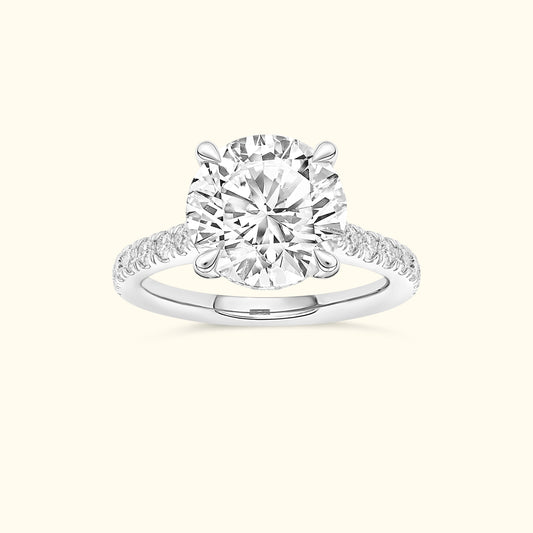 'Elizabeth' Ring with 2.51ct Round Diamond