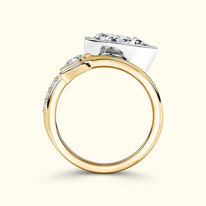 Diamond Spiral Wrap Ring