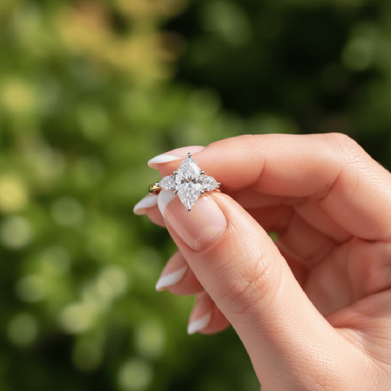 Daisy Engagement Ring