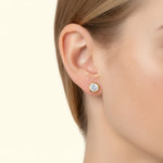 Bezel Set 2.00ct Round Studs