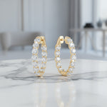 6.00ct Inside-Out Hoops