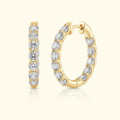 6.00ct Inside-Out Hoops