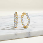 6.00ct Inside-Out Hoops