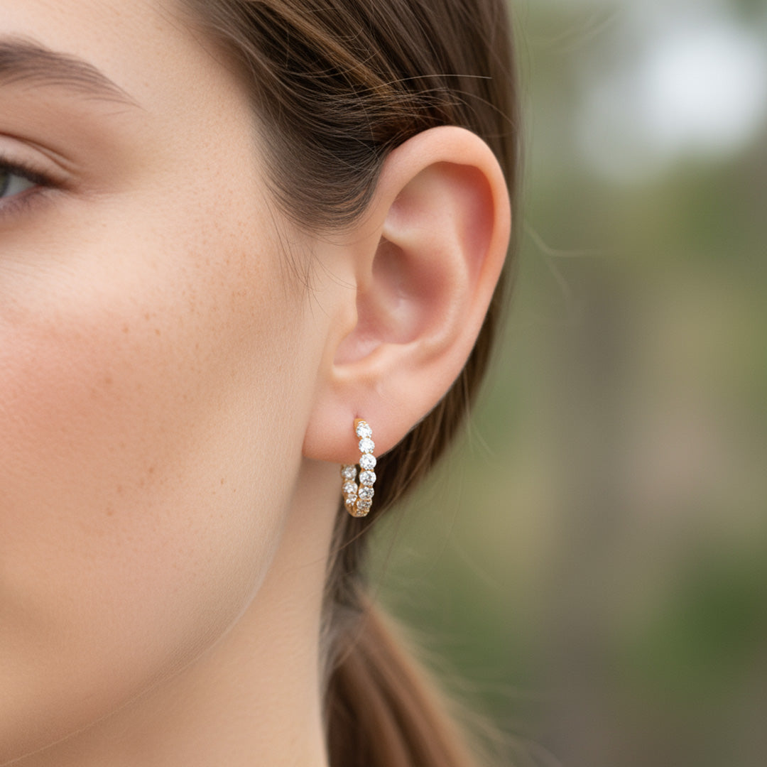 6.00ct Inside-Out Hoops