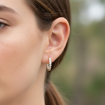 6.00ct Inside-Out Hoops