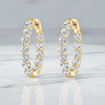 6.00ct Inside-Out Hoops