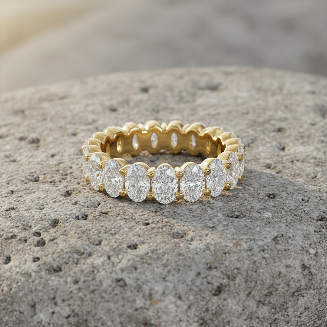 'Lila' 2.60ct Oval Diamond Eternity Band