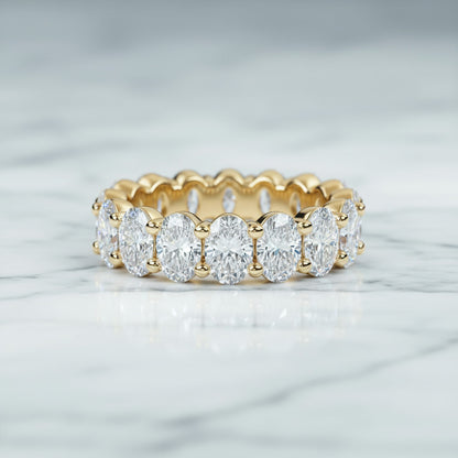 'Lila' 2.60ct Oval Diamond Eternity Band
