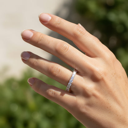 'Karen' Round Brilliant 2.35ct Diamond Prong Set Eternity Band