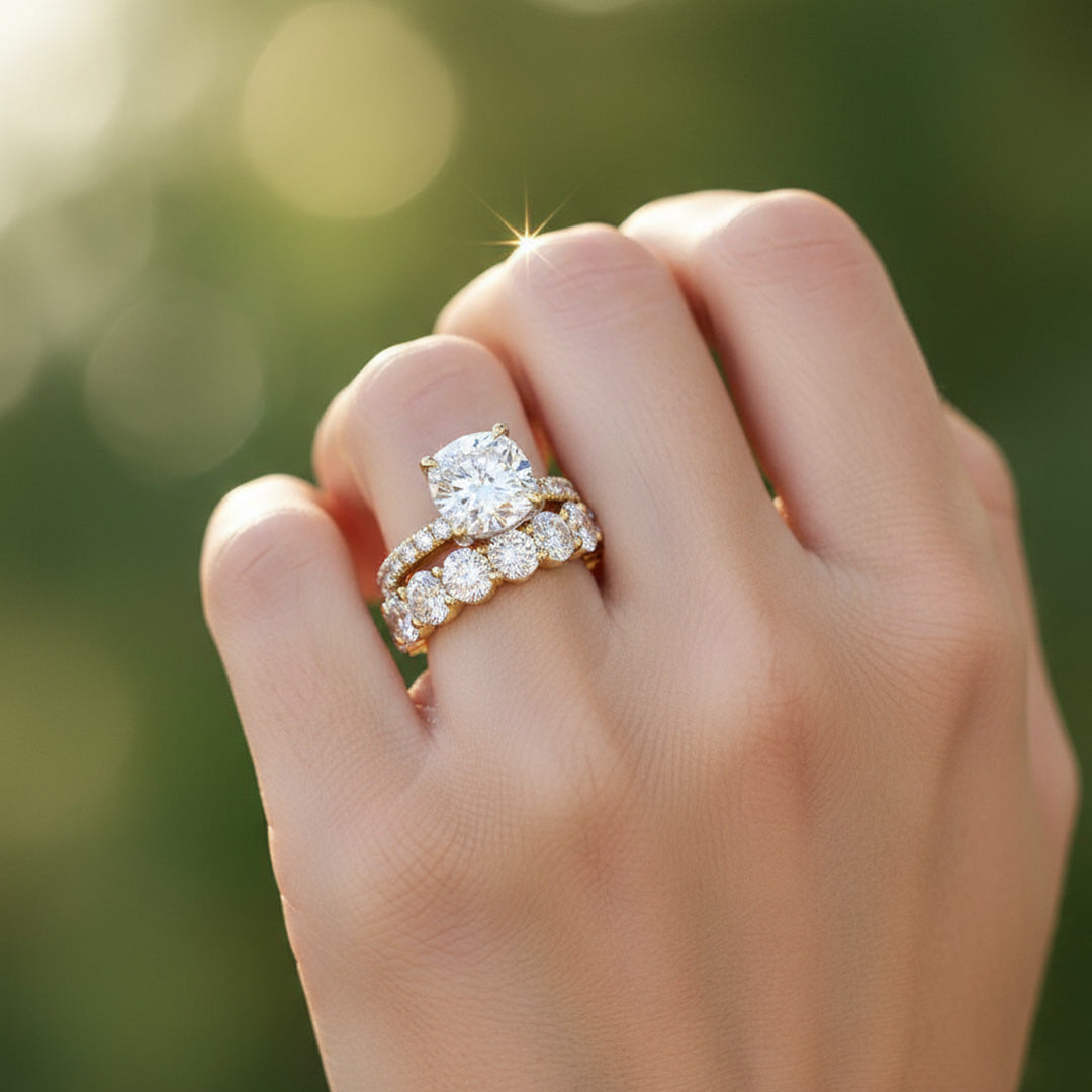 'Lila' 2.60ct Oval Diamond Eternity Band