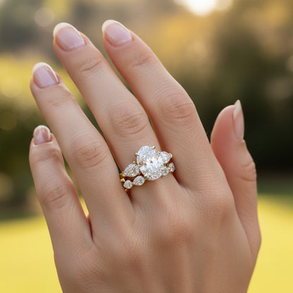 'Bailey' Pear Shaped 3.00ct Eternity Diamond Wedding Band