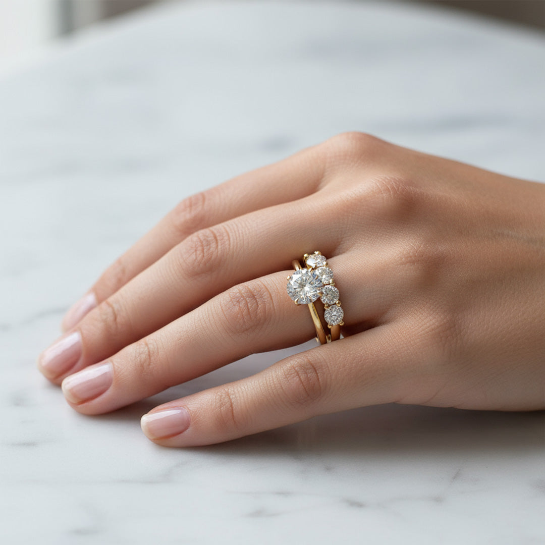 'Emily' 5 Stone 3.00ct Diamond Wedding Ring