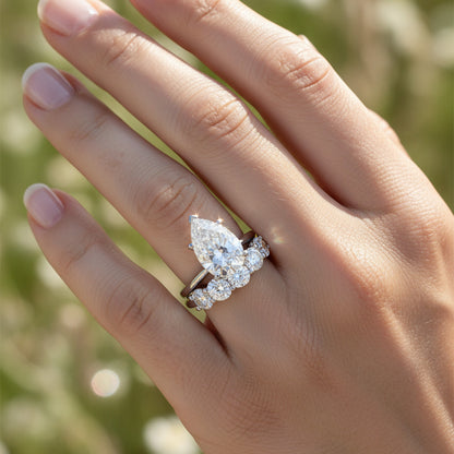 'Emily' 5 Stone 2.00ct  Round Diamond Wedding Band