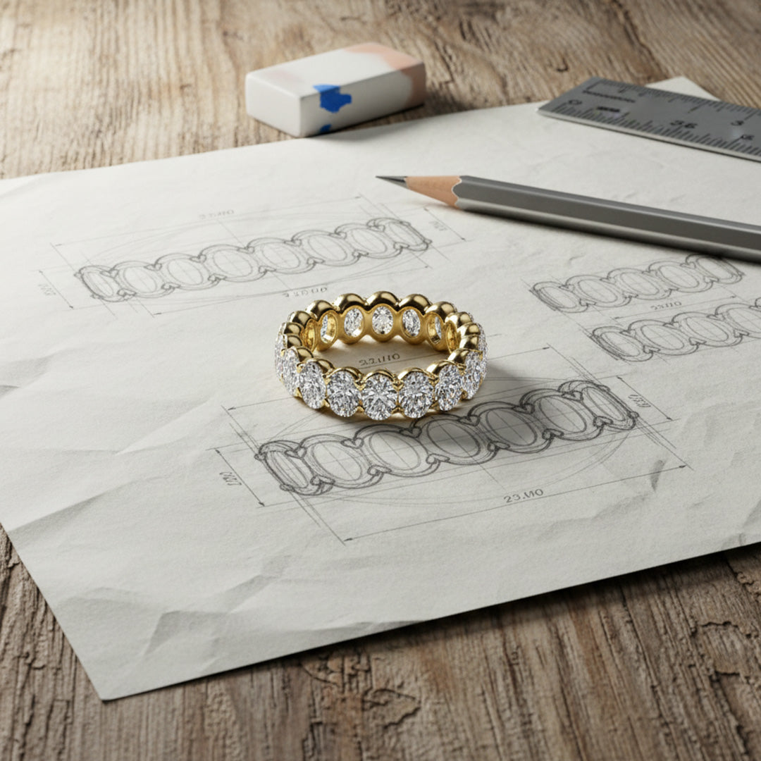 'Hallie' Wedding Band