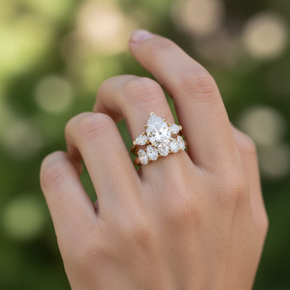 'Amelia' 5 Stone 2.00ct Oval Diamond Wedding Band