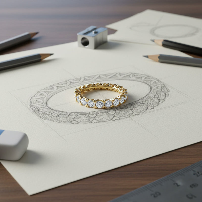 'Sally' Wedding Band