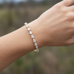 11.13ct Pear Shaped Tennis Bracelet