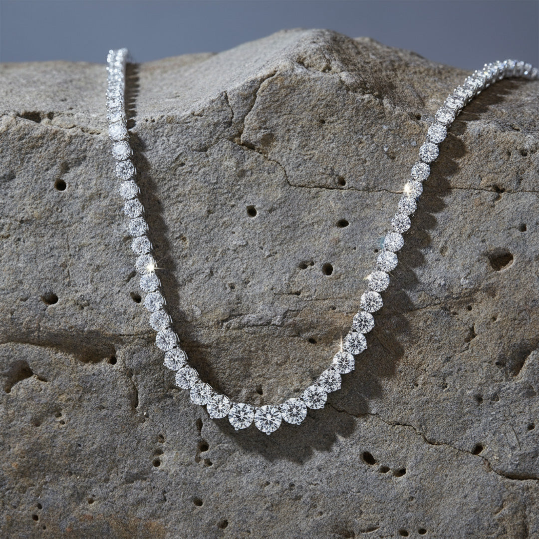 15.00ct Graduated Diamond Necklace