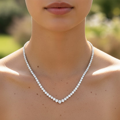 15.00ct Graduated Diamond Necklace