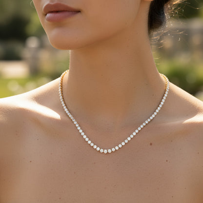 15.00ct Graduated Diamond Necklace