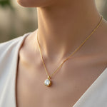2.00ct Bezel Set Round Necklace