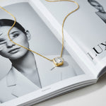 2.00ct Bezel Set Cushion Necklace