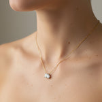 2.04ct 2 Stone Toi et Moi Necklace
