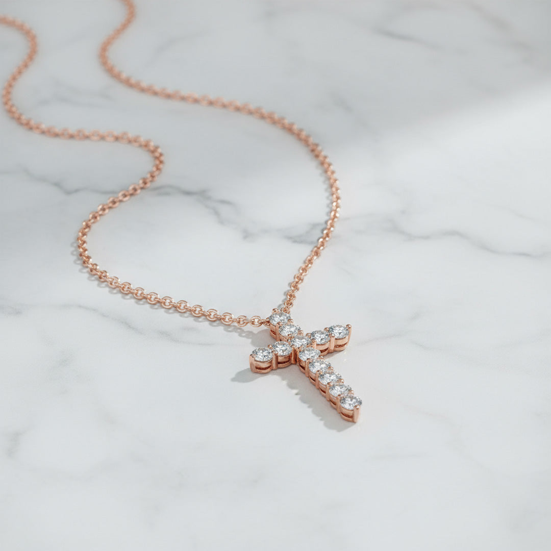 Diamond Cross Necklace