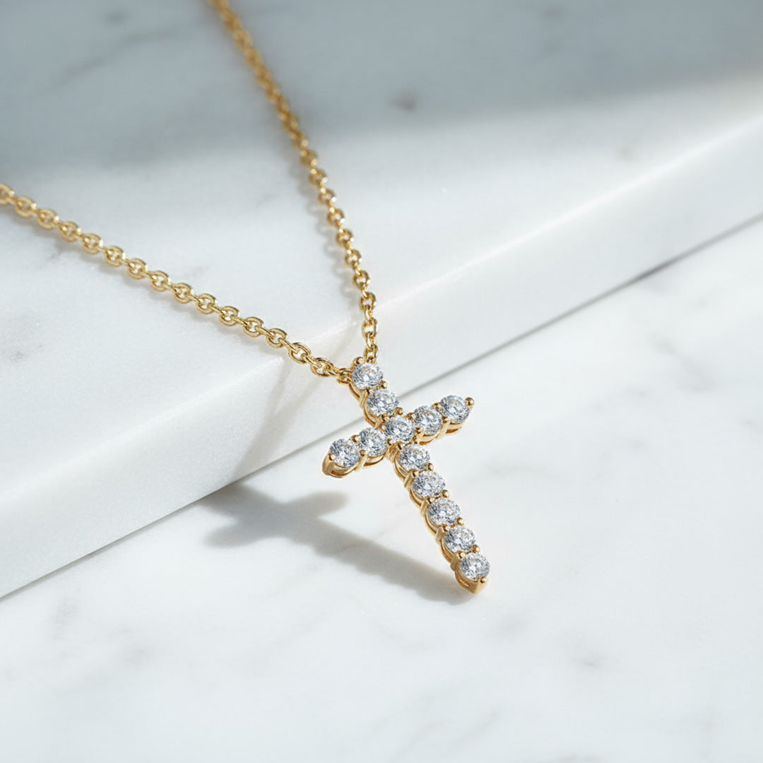 Diamond Cross Necklace