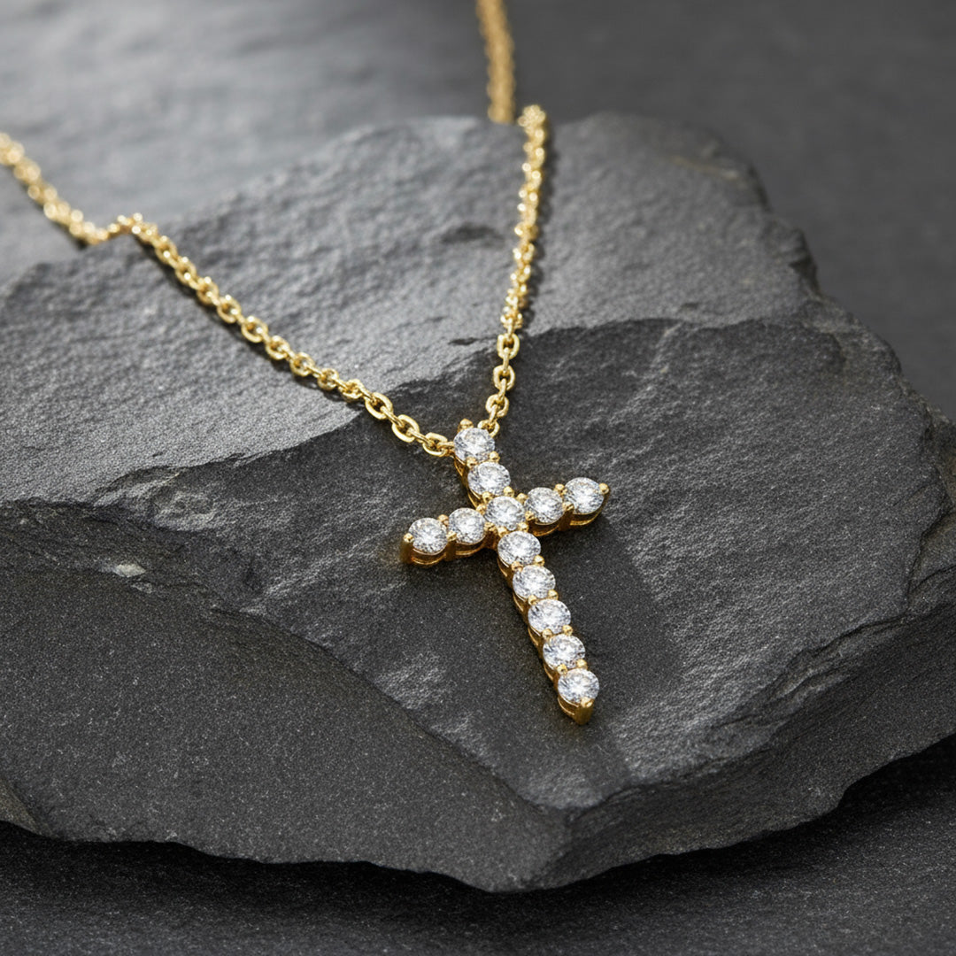 Diamond Cross Necklace