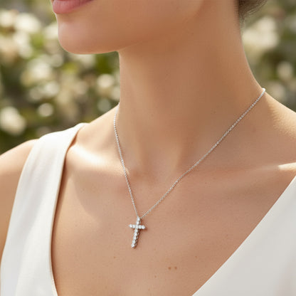 Diamond Cross Necklace