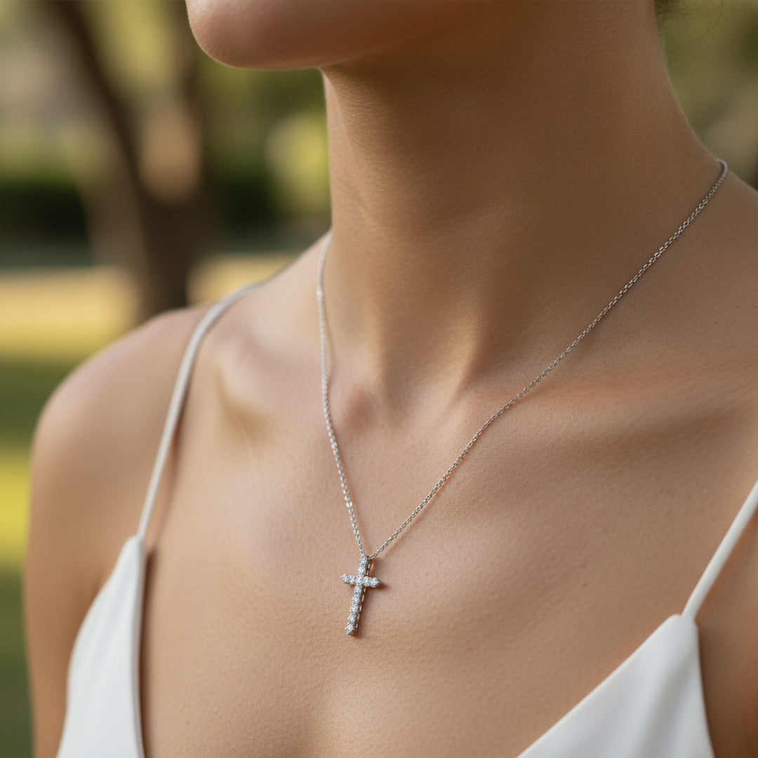 Diamond Cross Necklace