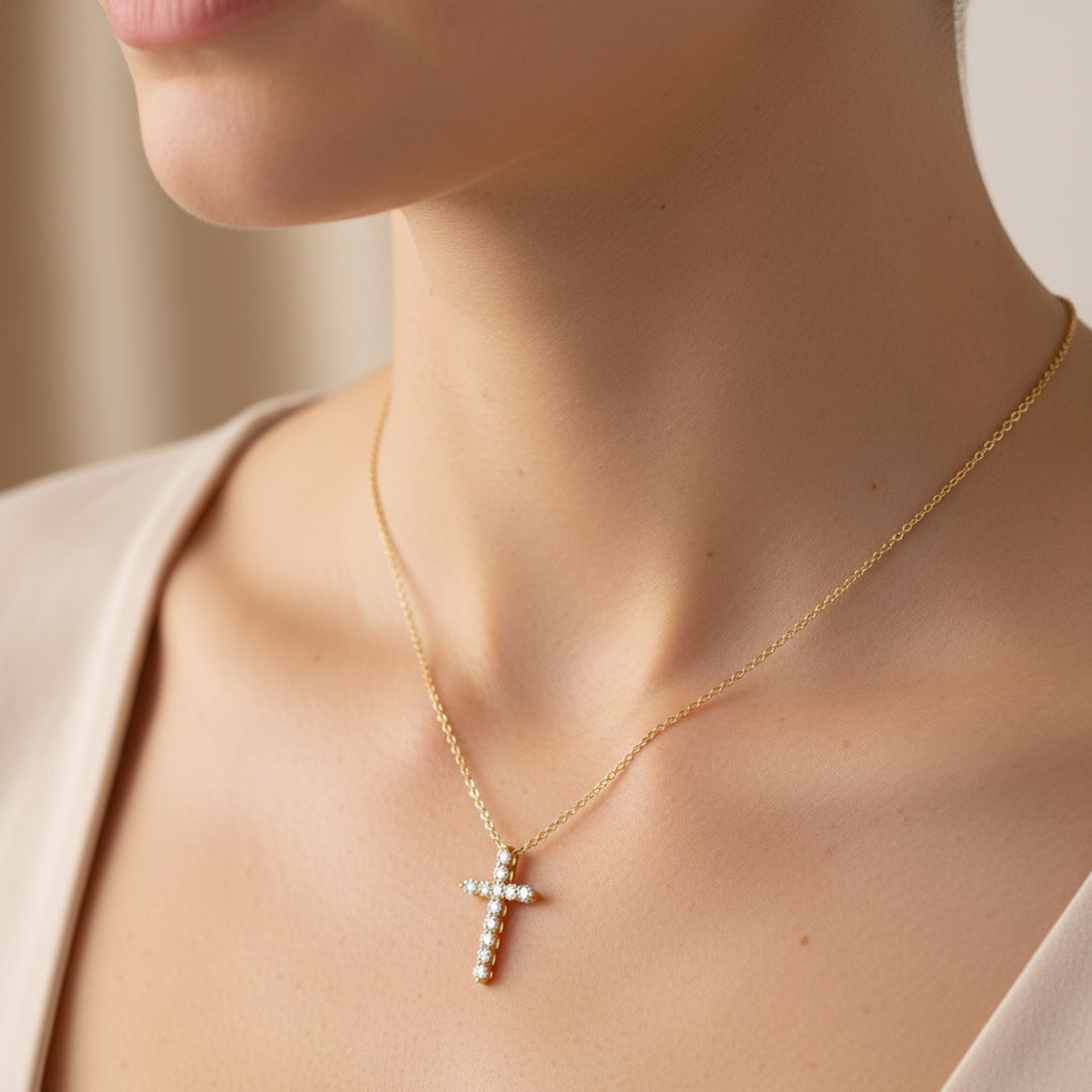 Diamond Cross Necklace
