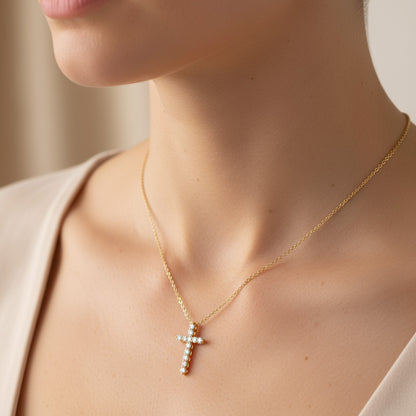 Diamond Cross Necklace