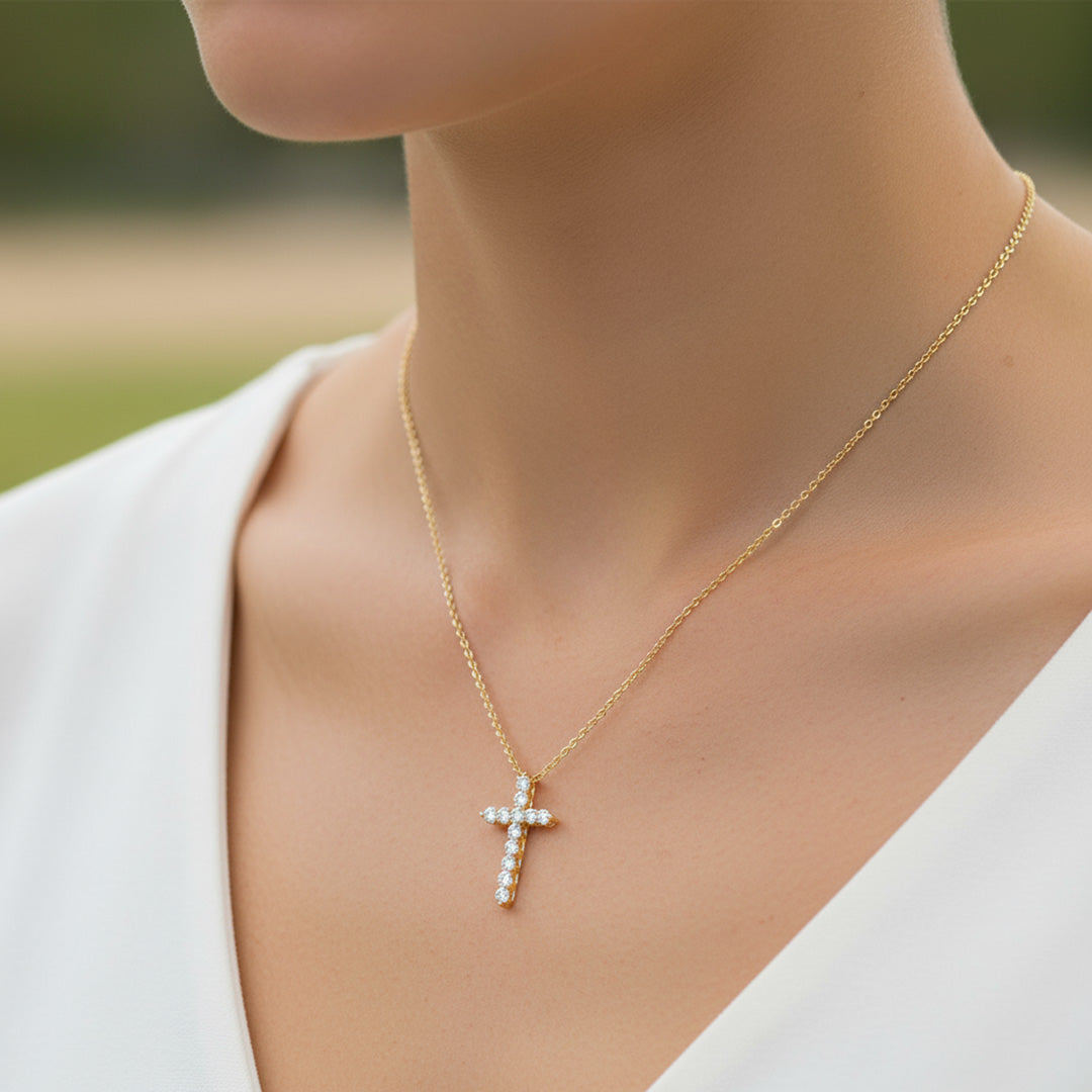 Diamond Cross Necklace