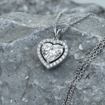 Diamond Heart Pendant Necklace (3 ct.)