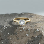 Bezel Set 2.00ct Round Cut Diamond Ring
