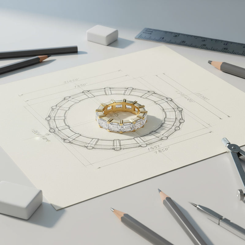 'Melanie' Wedding Band