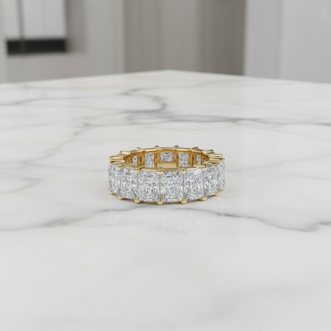 'Elise' 7.00ct Radiant Diamond Eternity Band