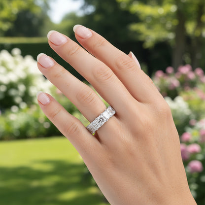 'Elise' 7.00ct Radiant Diamond Eternity Band