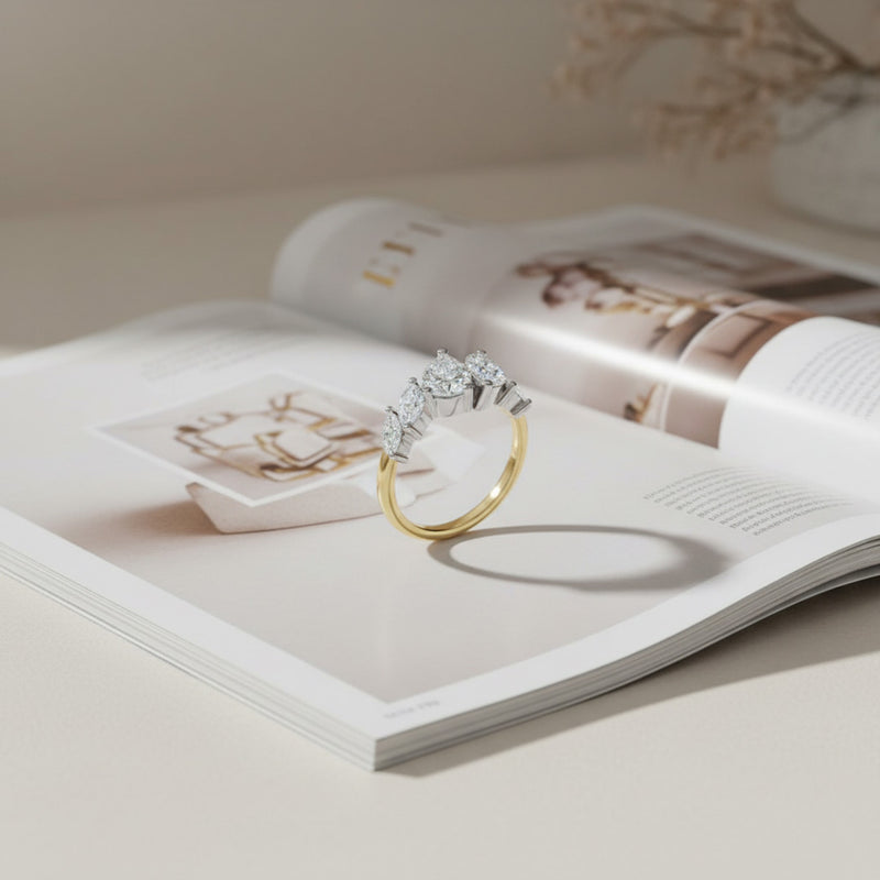 'Ava' Wedding Band
