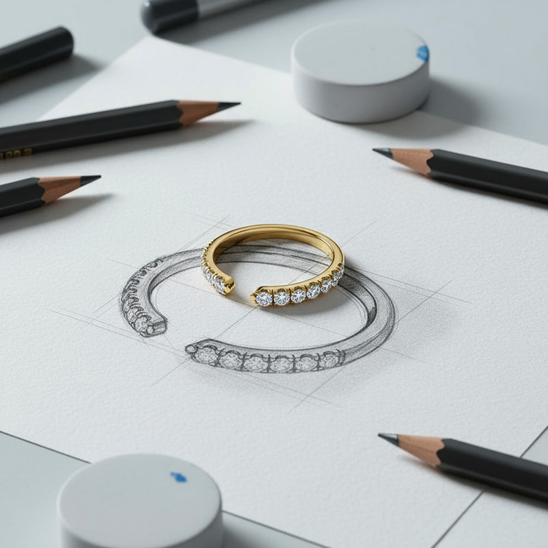 'Juliette' Wedding Band