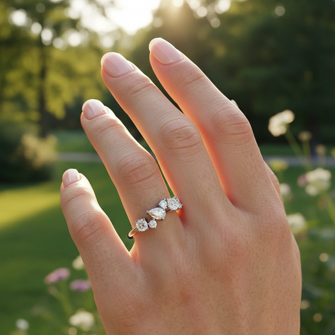 'Elena' Wedding Band